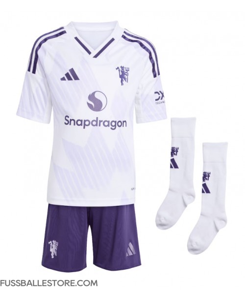 Günstige Manchester United Patrick Dorgu #13 Auswärts Trikotsatzt Kinder 2025-26 Kurzarm (+ Kurze Hosen) Günstige Manchester United Patrick Dorgu #13 Auswärts Trikotsatzt Kinder 2025-26 Kurzarm (+ Kurze Hosen)